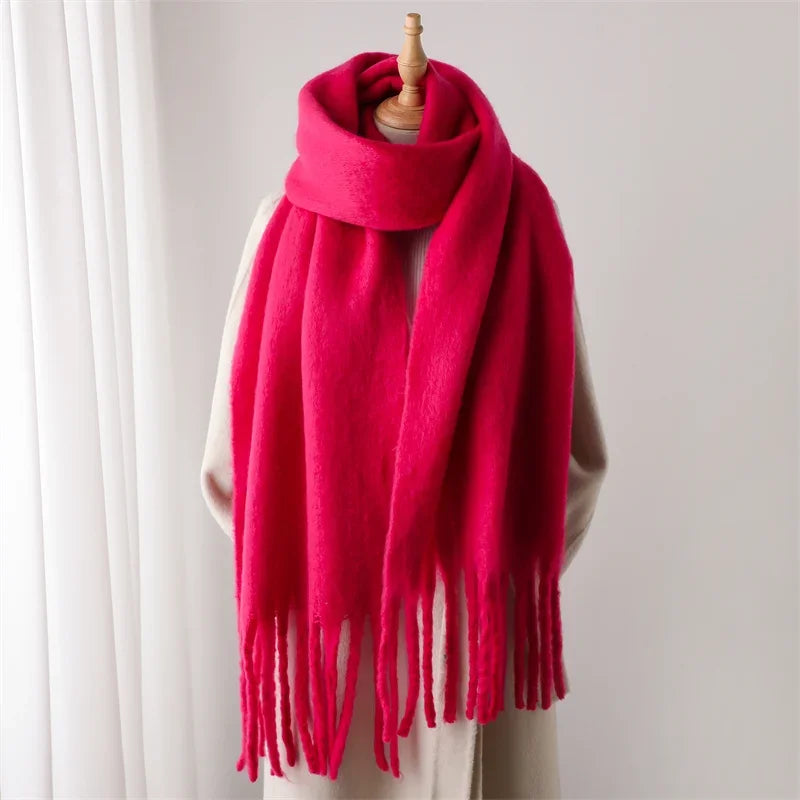 Tassel Pashmina Blanket Wrap