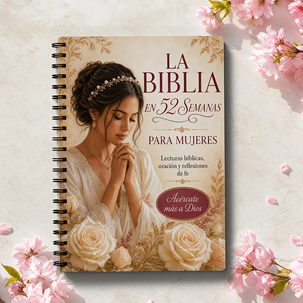 52 Week Devotional Journal, Floral (Spanish Edition)