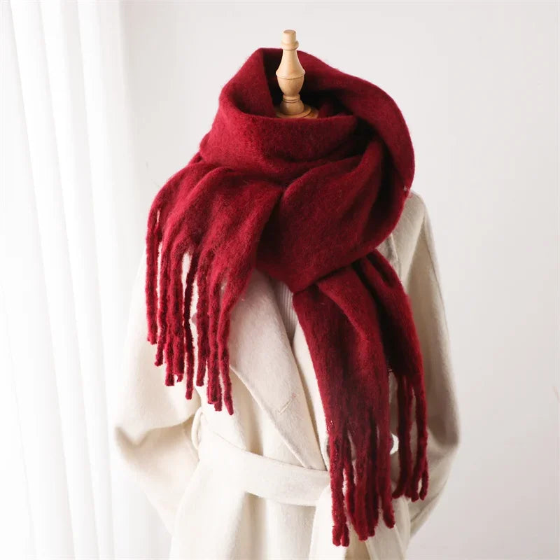 Tassel Pashmina Blanket Wrap