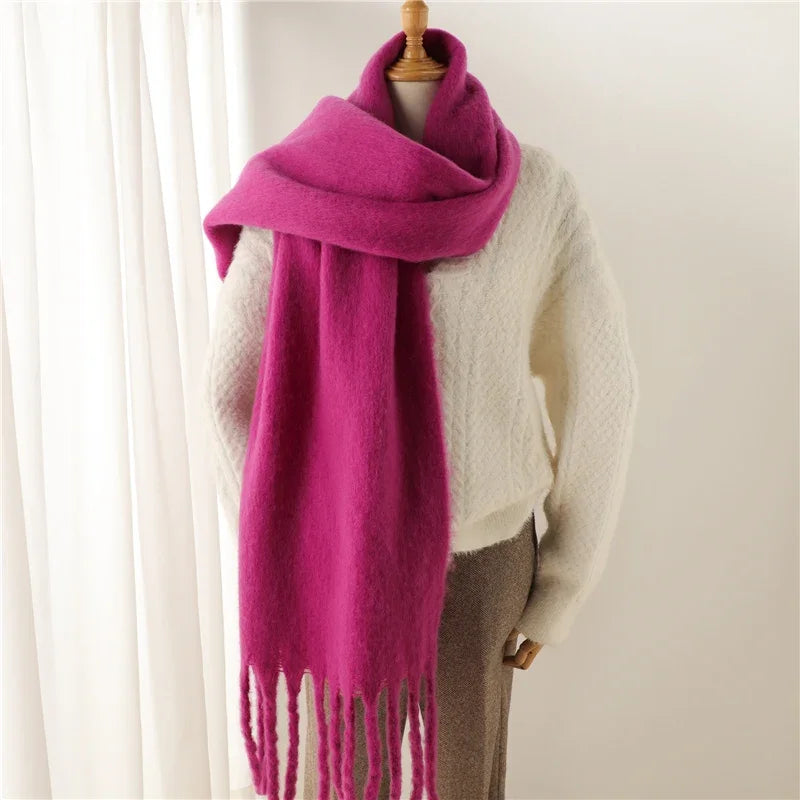 Tassel Pashmina Blanket Wrap