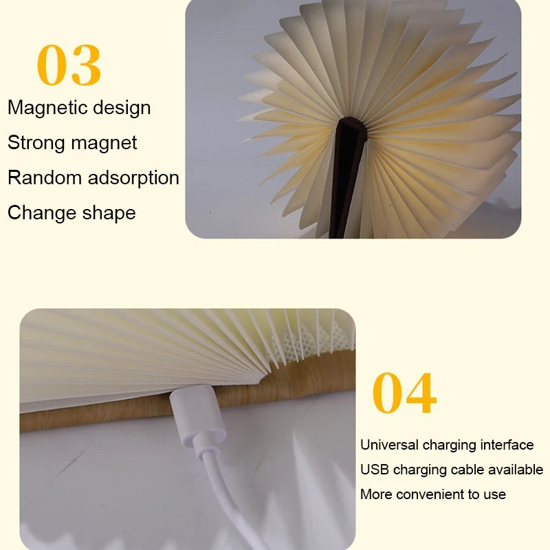 Storybook Folding Book Lamp