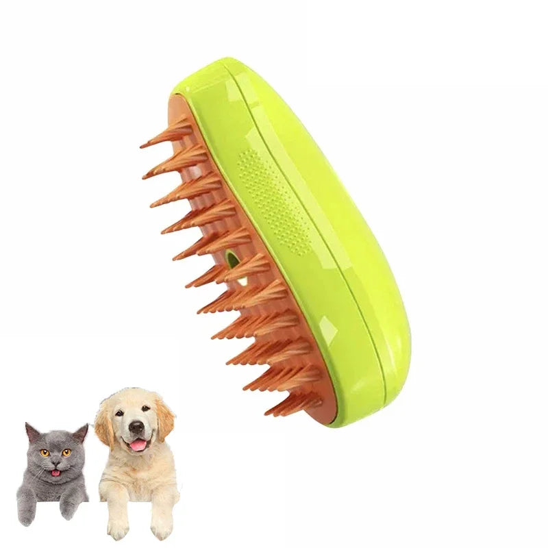 Pet Steam Grooming Brush