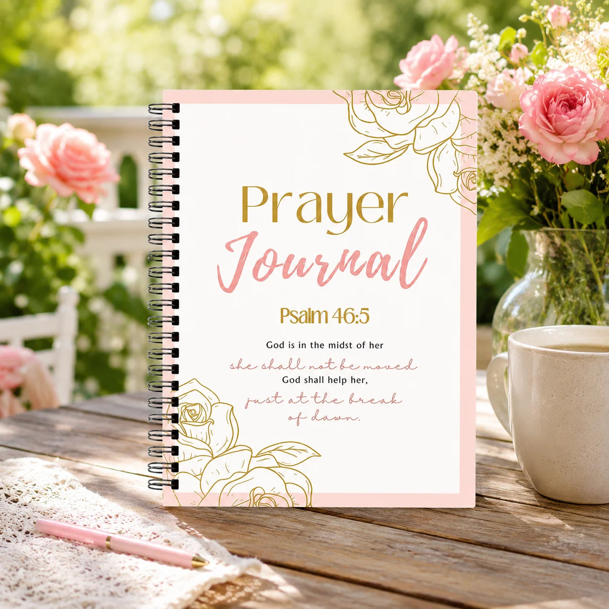 Guided Prayer Journal, A5 Spiral Bound