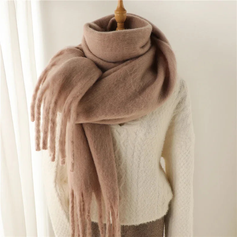 Tassel Pashmina Blanket Wrap