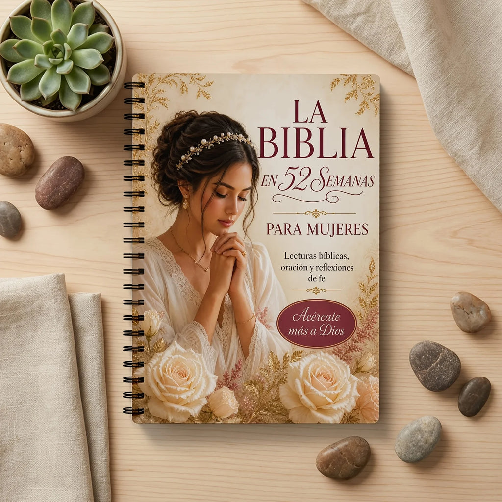 52 Week Devotional Journal, Floral (Spanish Edition)