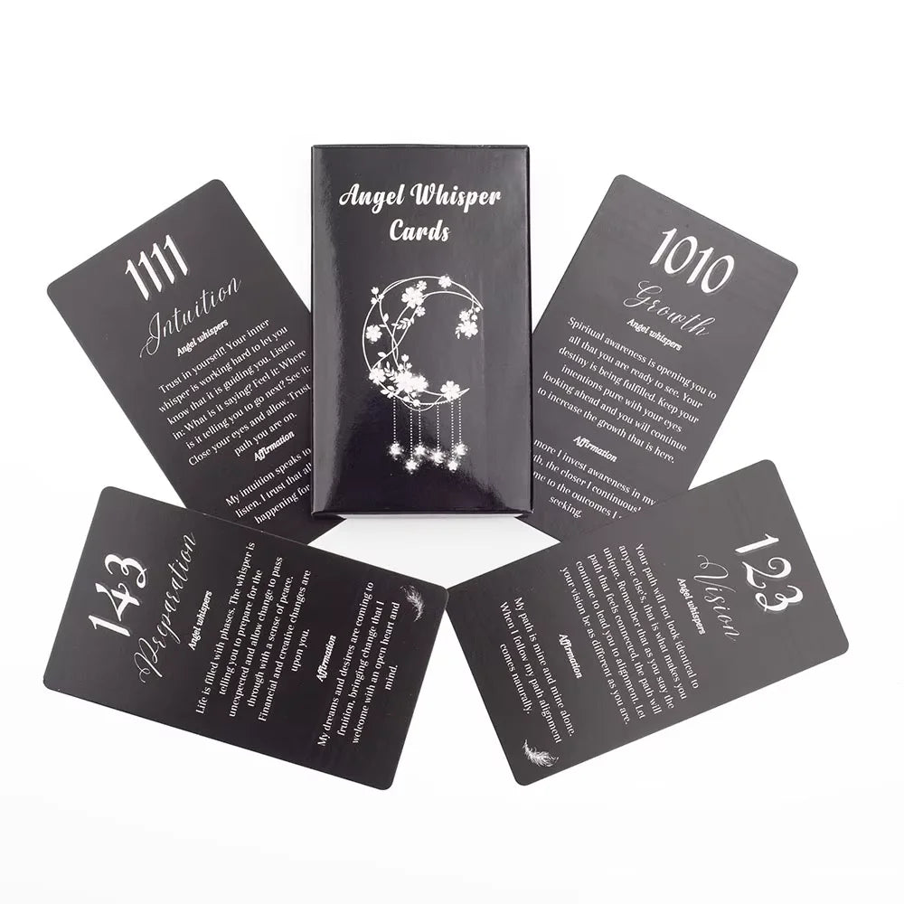 Angel Number Affirmation Cards, 26 Card Deck