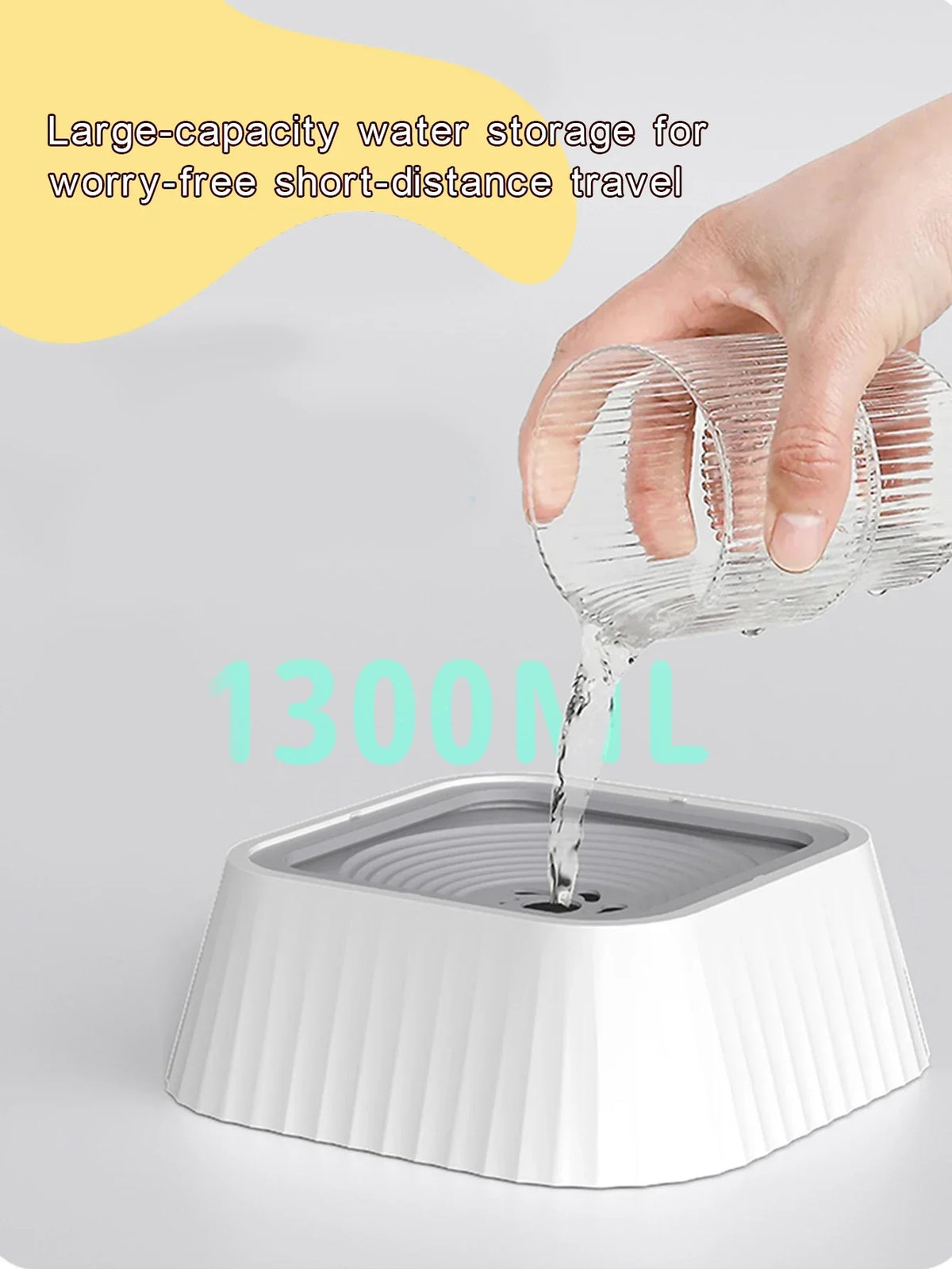 No-Spill Floating Dog Water Bowl