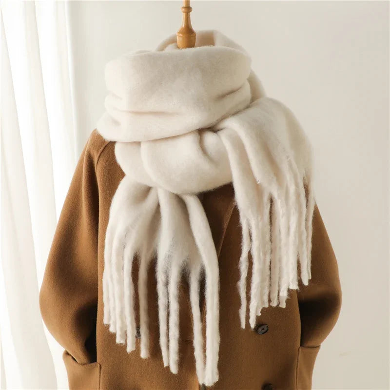 Tassel Pashmina Blanket Wrap