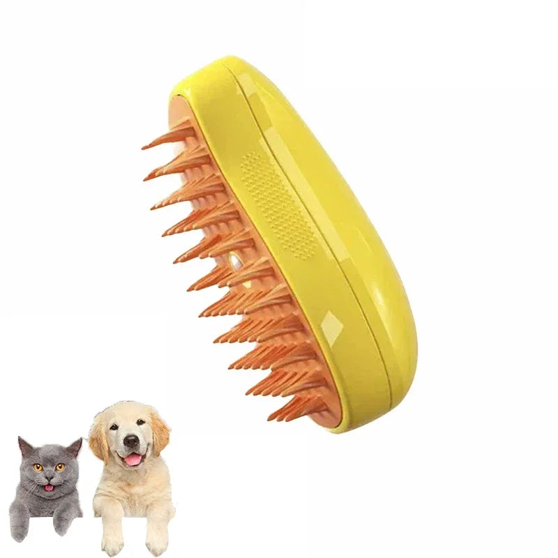 Pet Steam Grooming Brush