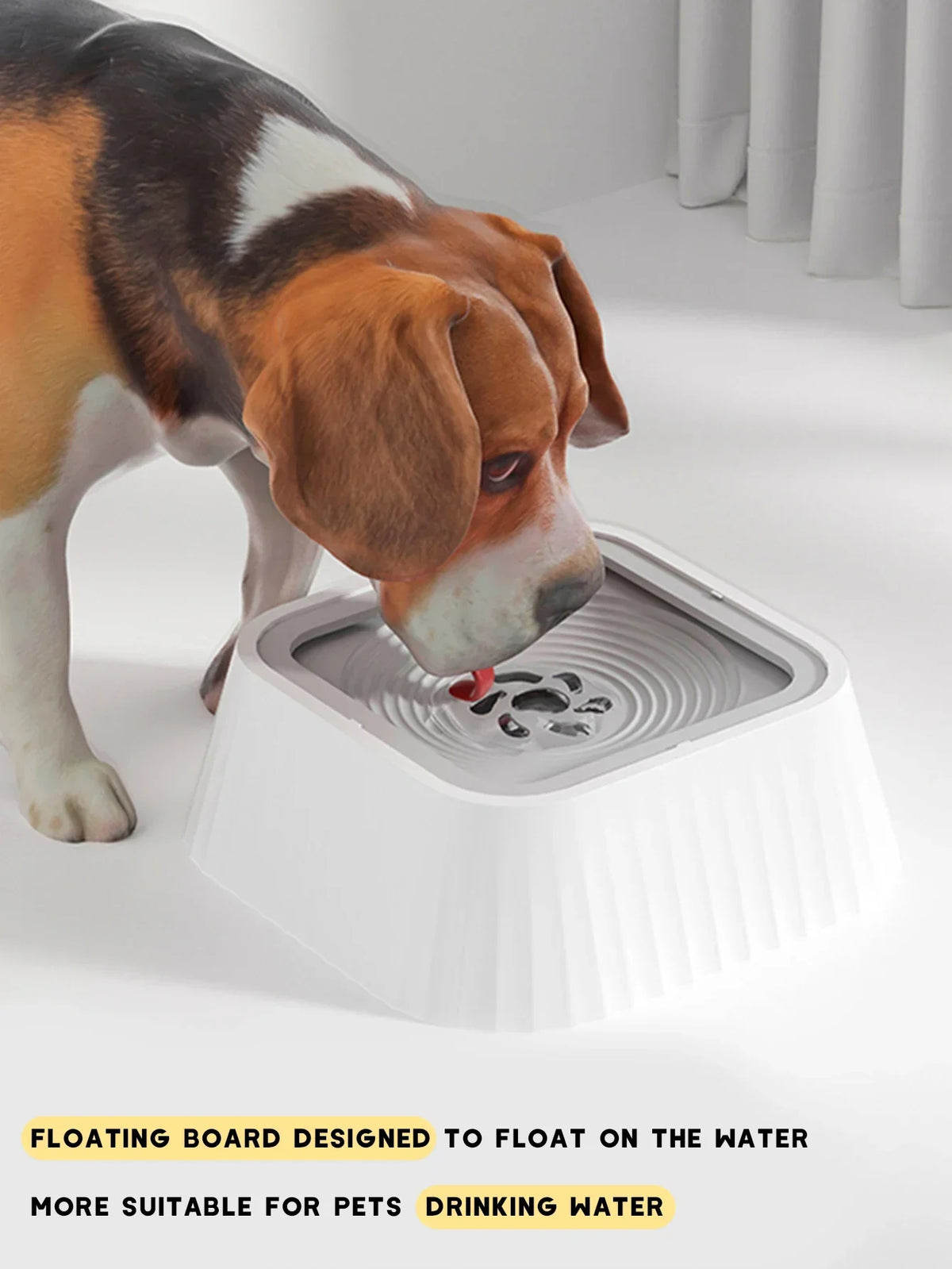 No-Spill Floating Dog Water Bowl