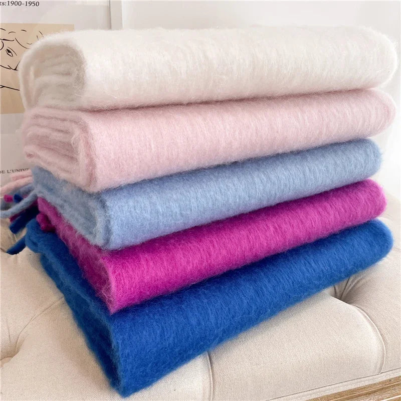 Tassel Pashmina Blanket Wrap