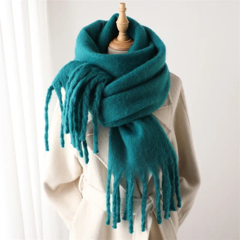 Tassel Pashmina Blanket Wrap