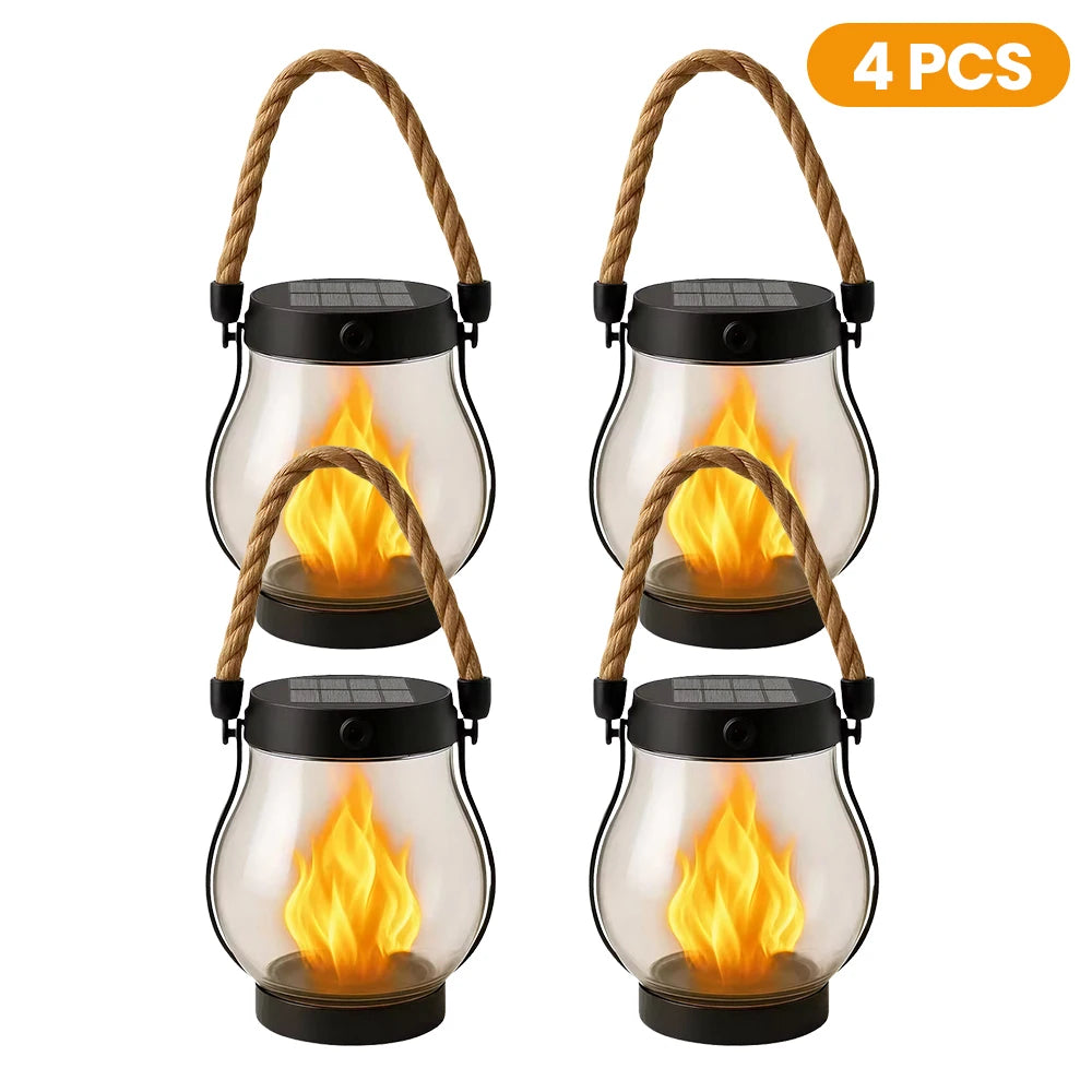 Solar Flickering Flame Lantern