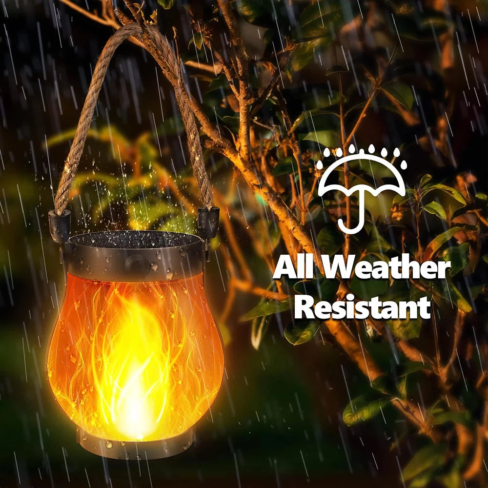 Solar Flickering Flame Lantern