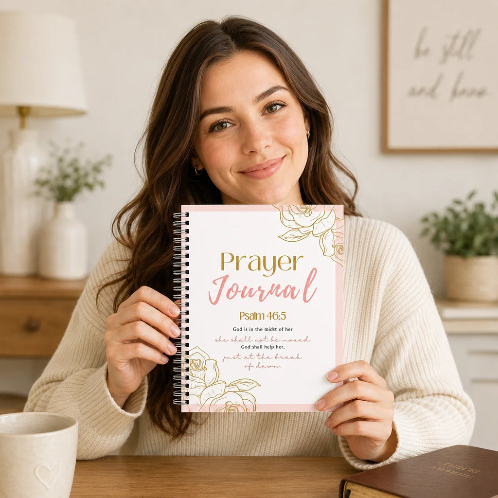 Guided Prayer Journal, A5 Spiral Bound