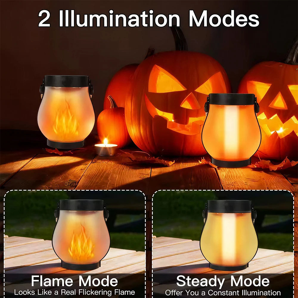 Solar Flickering Flame Lantern