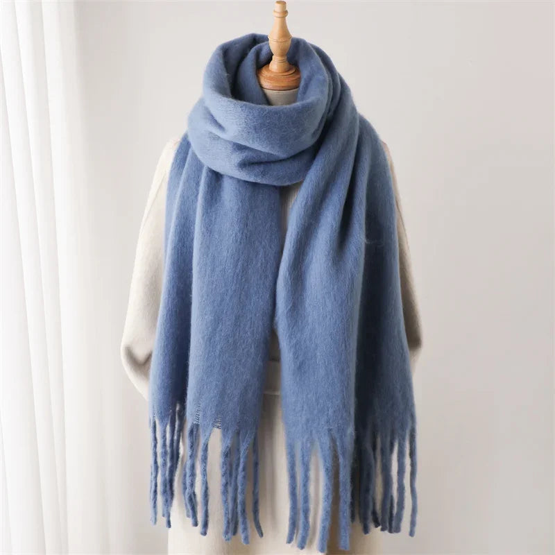 Tassel Pashmina Blanket Wrap