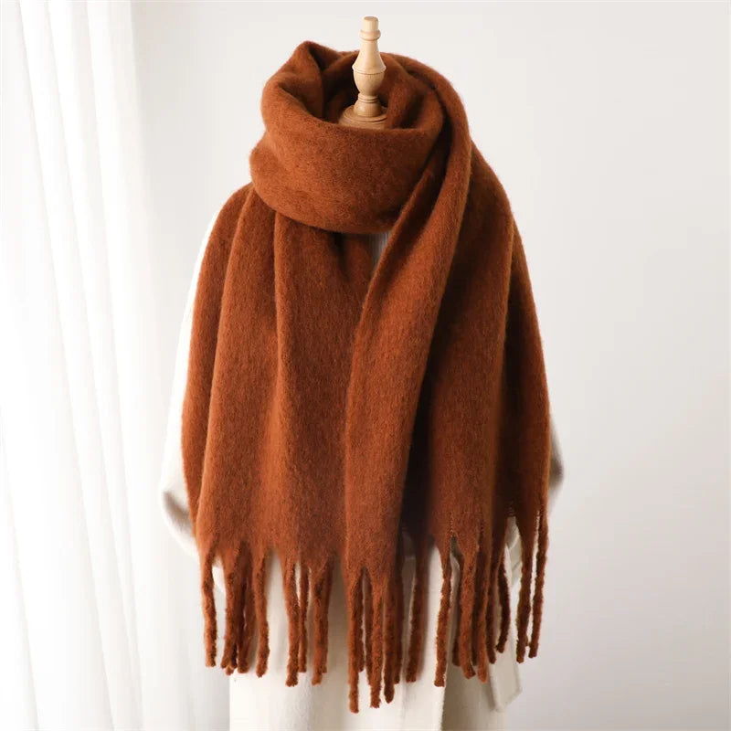 Tassel Pashmina Blanket Wrap