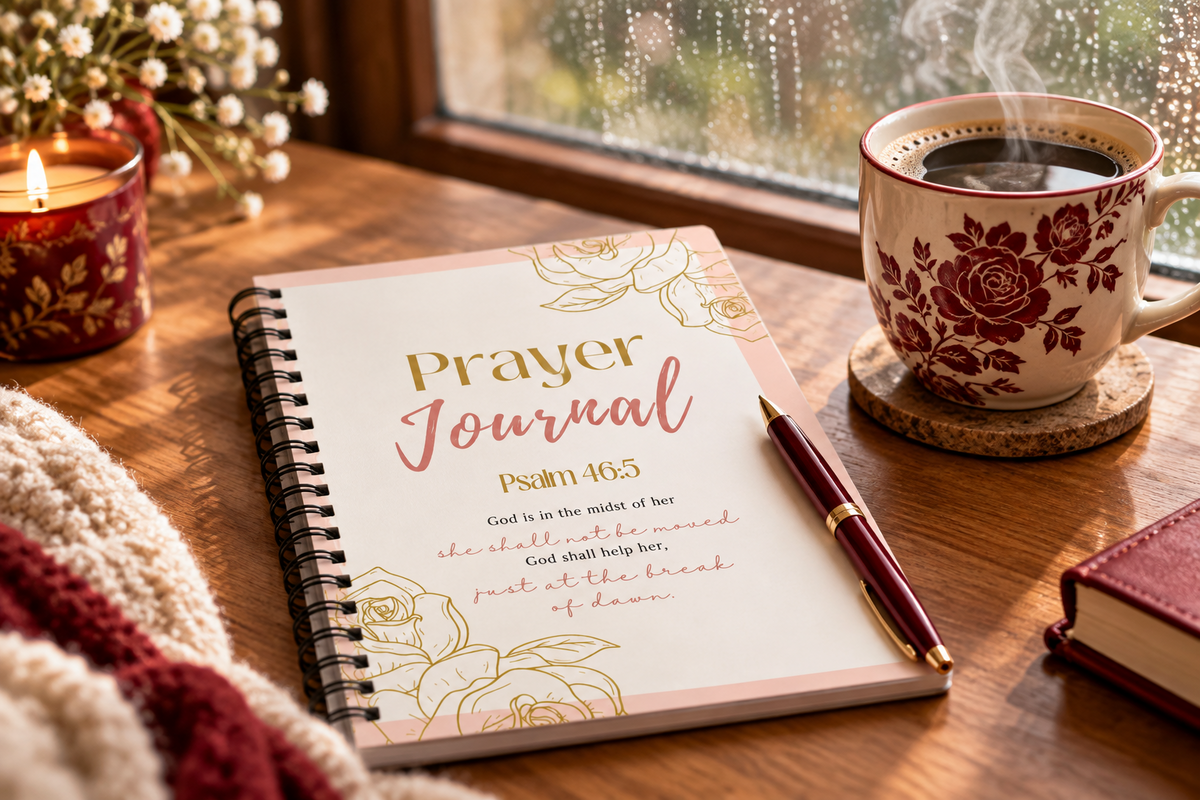 Guided Prayer Journal, A5 Spiral Bound