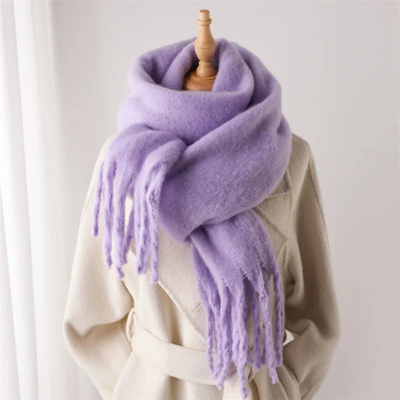 Tassel Pashmina Blanket Wrap