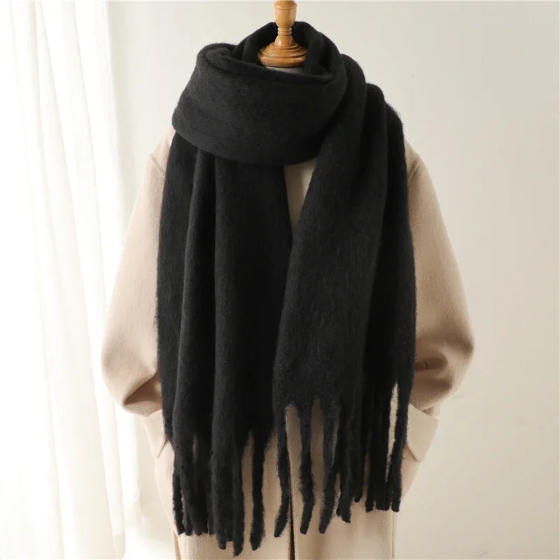 Tassel Pashmina Blanket Wrap