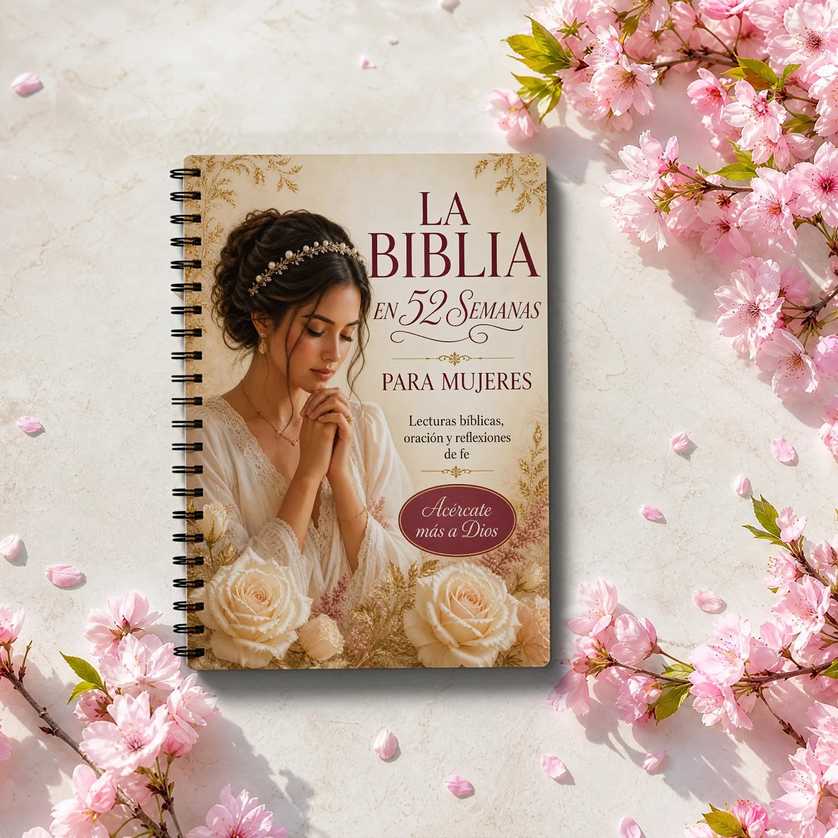52 Week Devotional Journal, Floral (Spanish Edition)