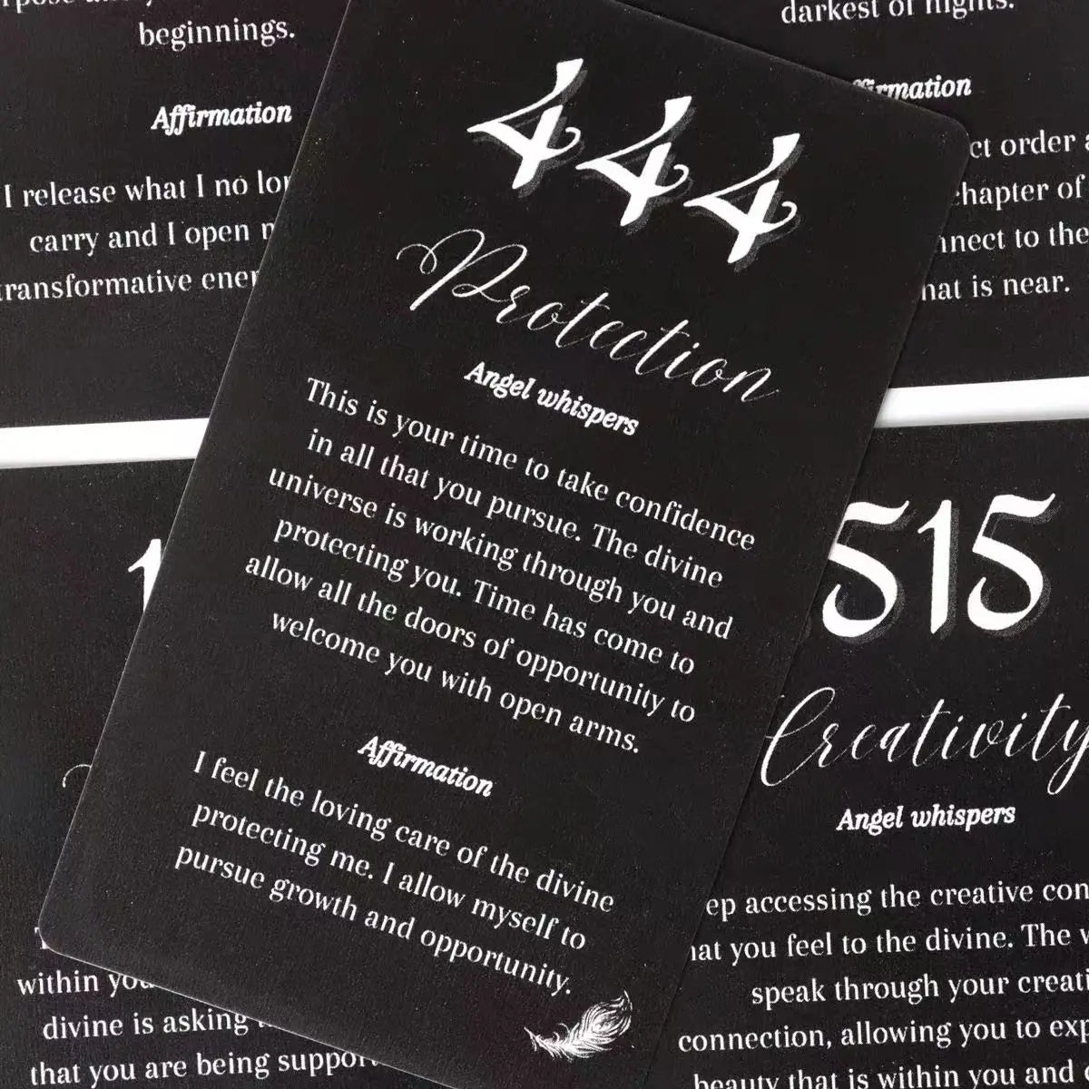 Angel Number Affirmation Cards, 26 Card Deck