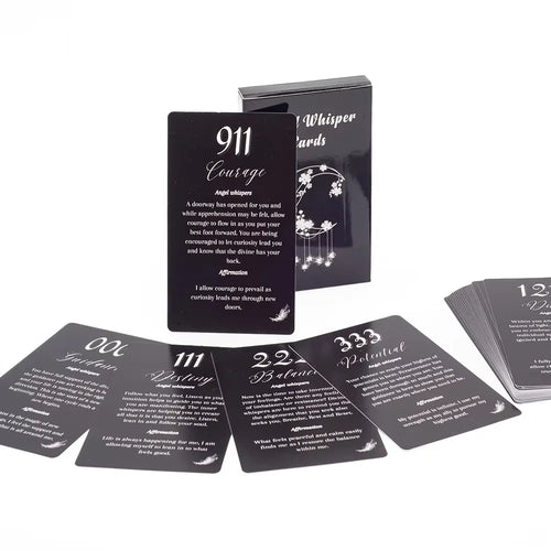 Angel Number Affirmation Cards, 26 Card Deck